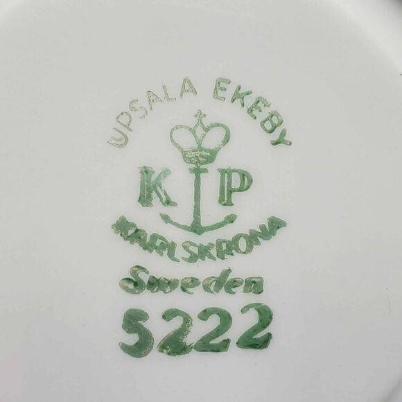 Upsala Ekeby Demitasse (Small) Cup and Saucer Sweden Vintage - Picture 6 of 8